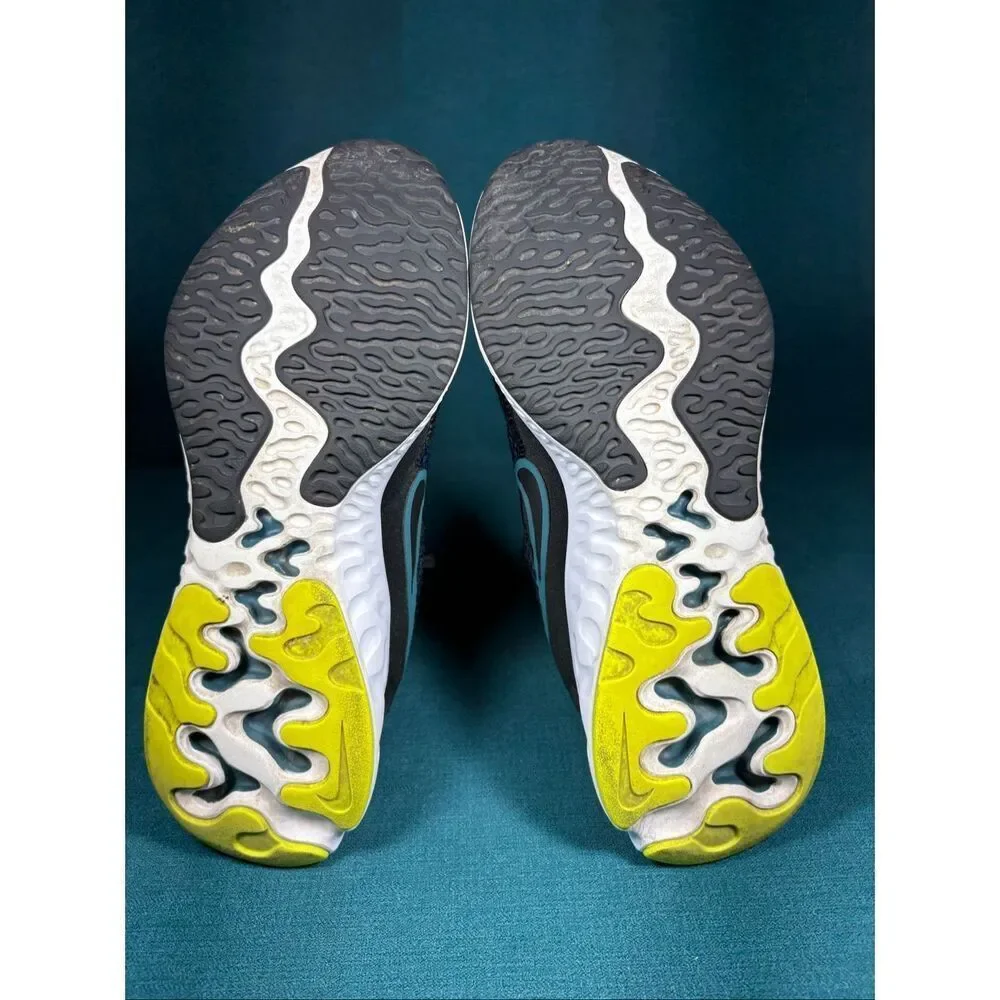 Nike React Miler 2 CU3505-004 Black Dark Obsidian Oracle Aqua Women’s Size 10 Ru